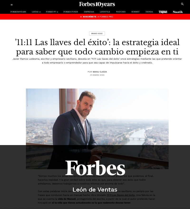 Forbes Artículo - OhMedia